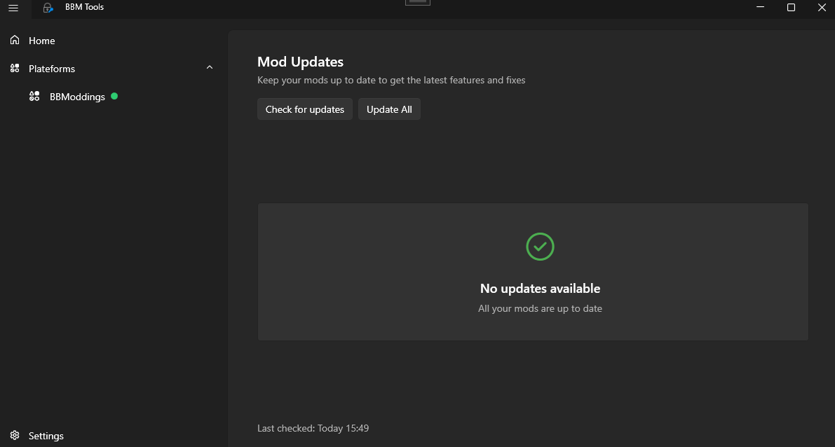UpdateMods-no-updates-available